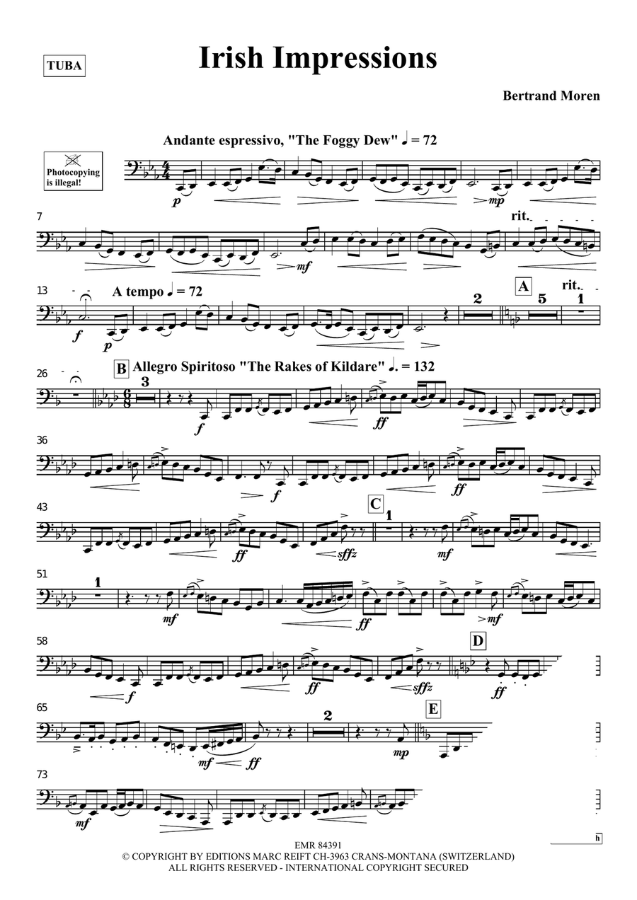 Irish Impressions Irish Impressions Tuba scores gallery preview page 4