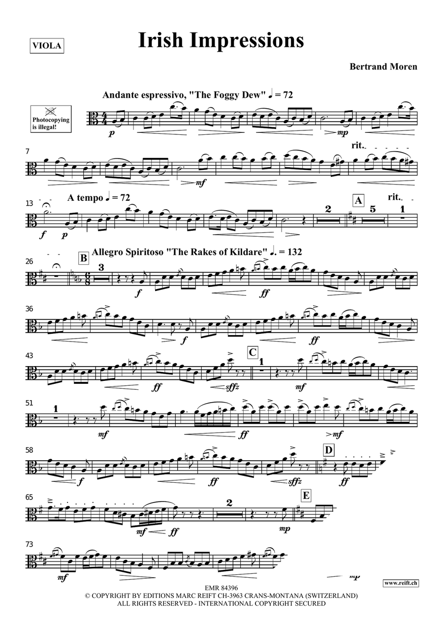Irish Impressions Irish Impressions Piano Accompaniment scores gallery preview page 4