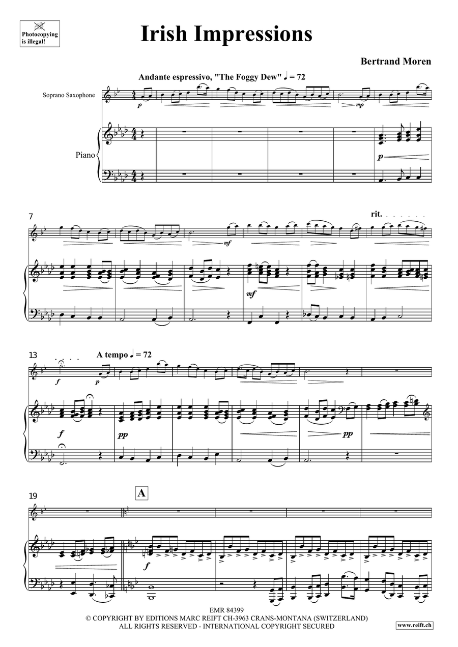 Irish Impressions Irish Impressions Soprano Saxophone scores gallery preview page 5