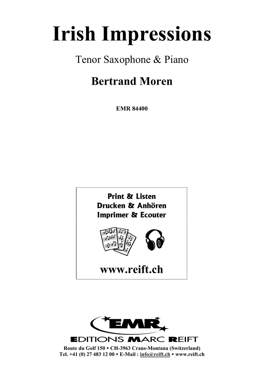 Irish Impressions Irish Impressions Tenor Saxophone scores gallery preview page 2