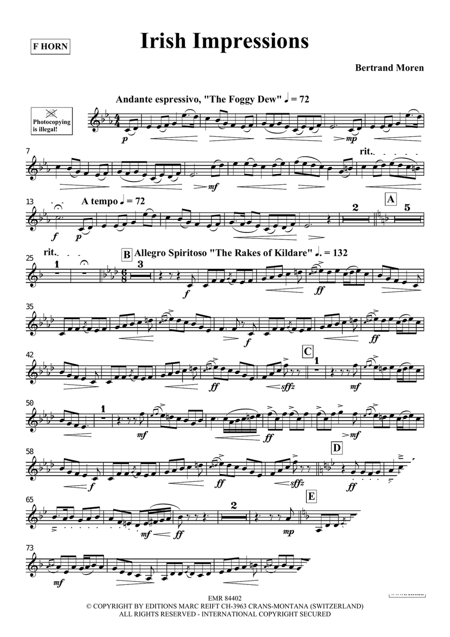 Irish Impressions Irish Impressions Horn scores gallery preview page 4