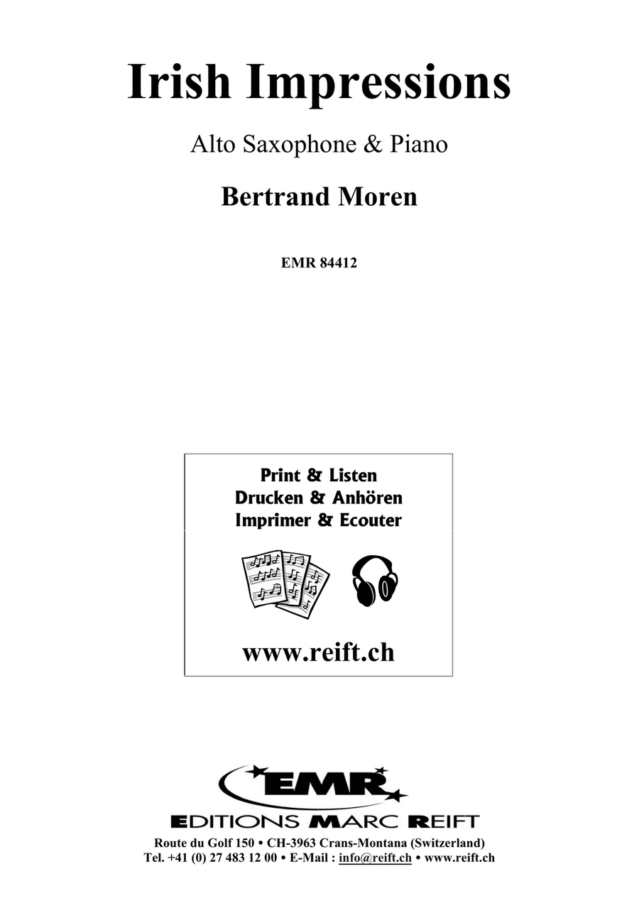 Irish Impressions Irish Impressions Alto Saxophone scores gallery preview page 2