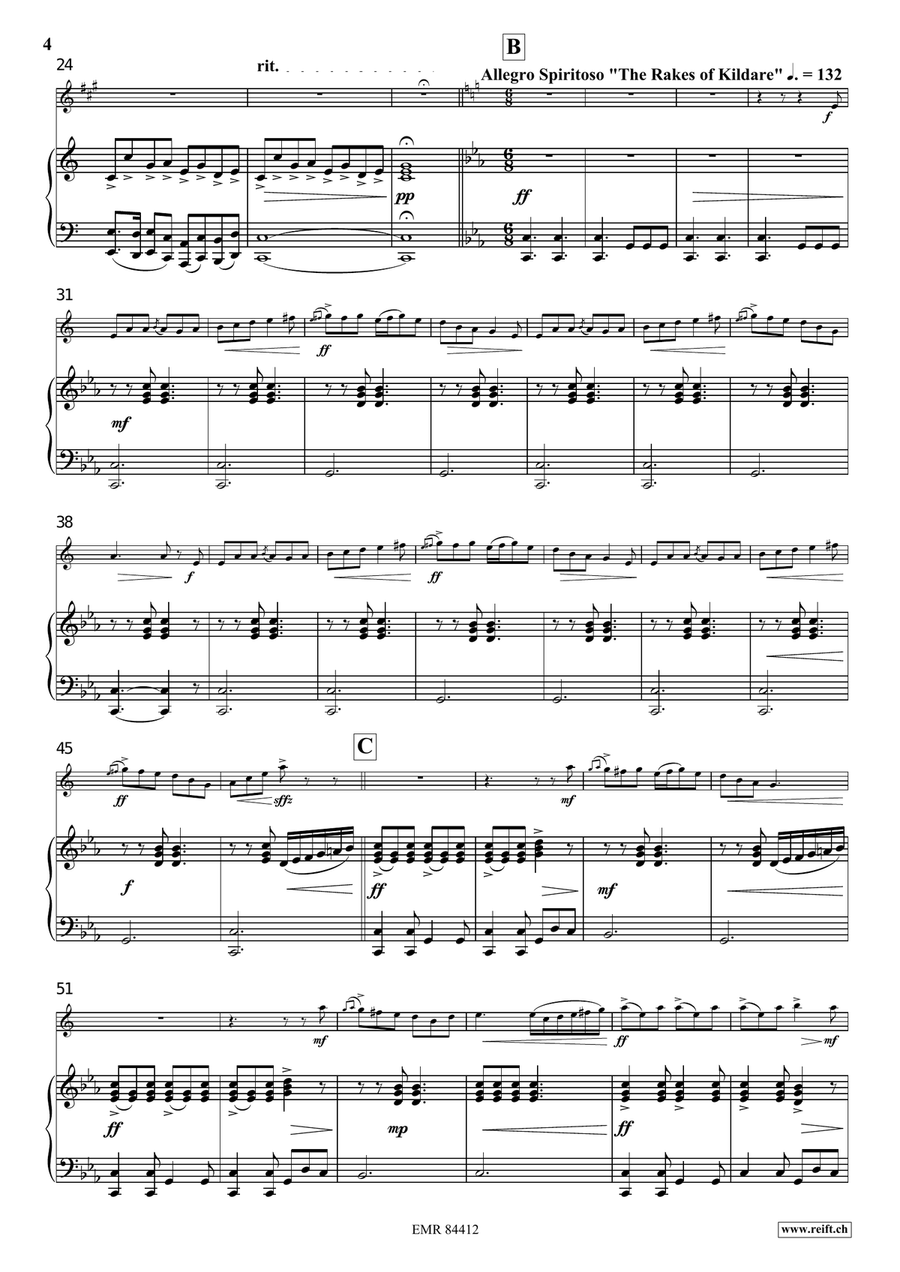 Irish Impressions Irish Impressions Alto Saxophone scores gallery preview page 6