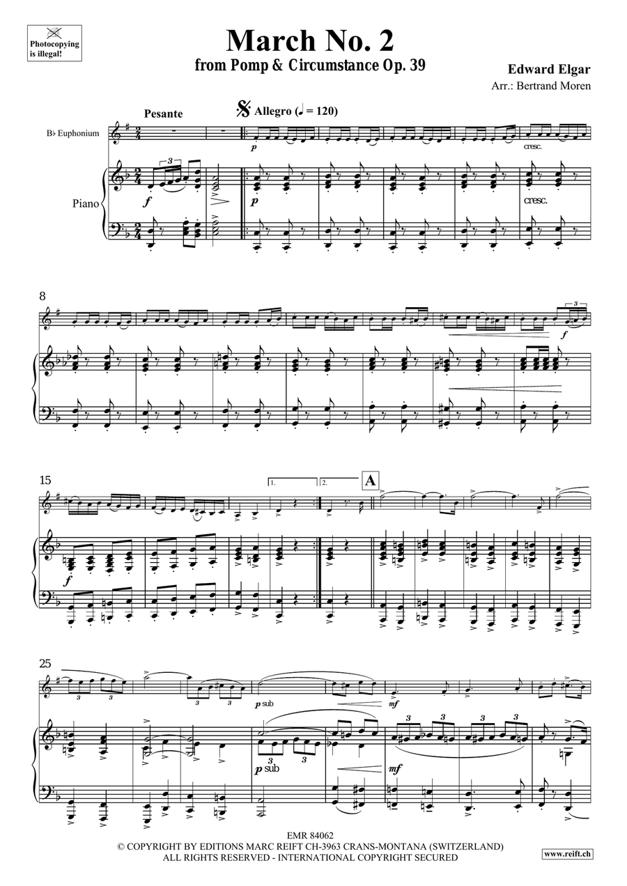 March No. 2 March No. 2 Euphonium scores gallery preview page 4