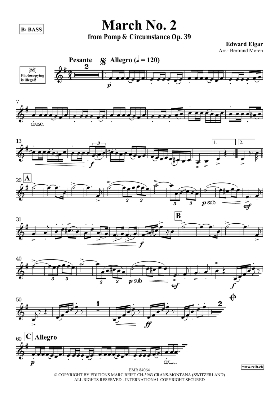 March No. 2 March No. 2 Voice Solo scores gallery preview page 3