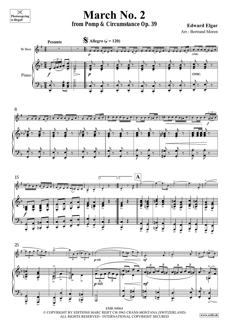 March No. 2 March No. 2 Voice Solo scores gallery preview page 4