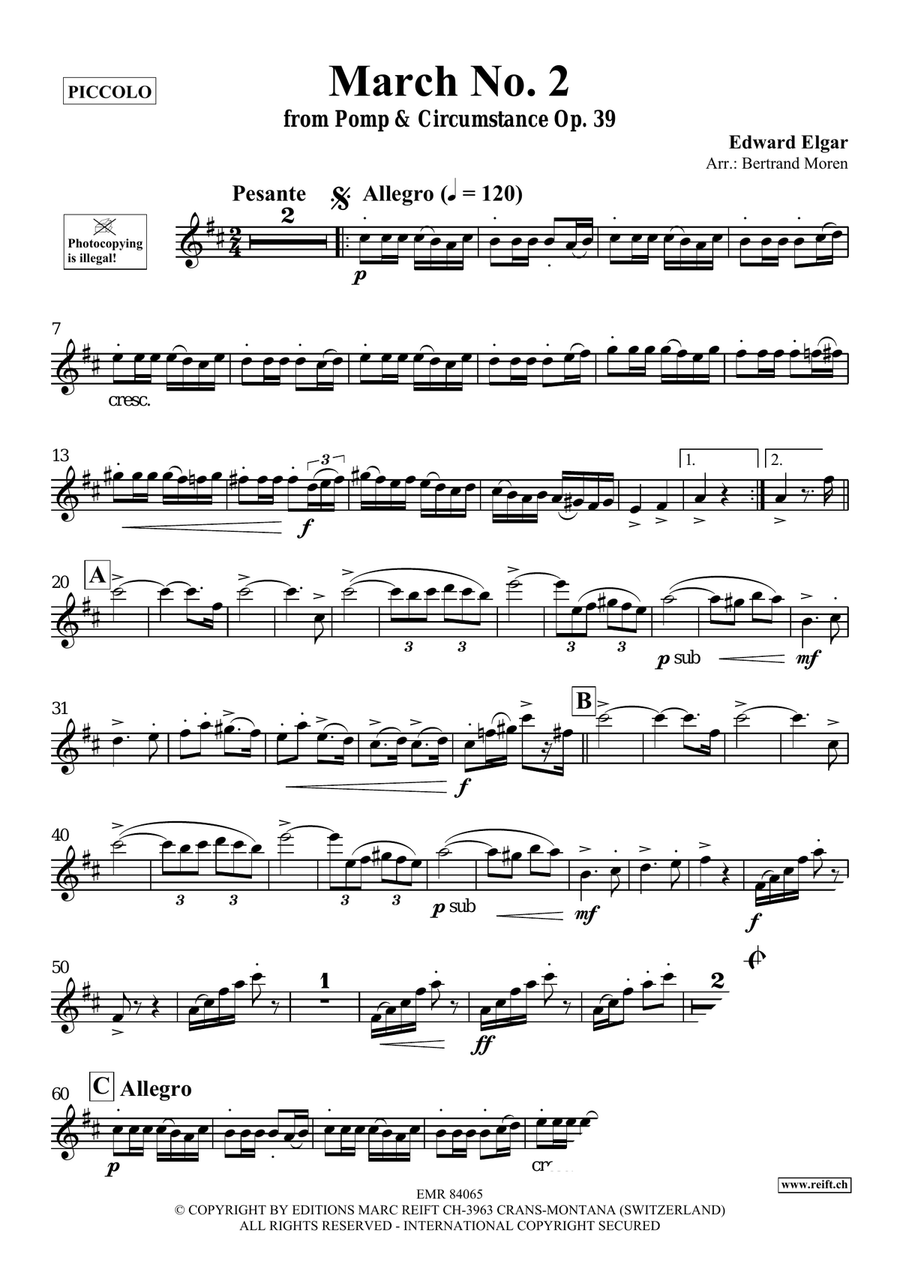 March No. 2 March No. 2 Piccolo scores gallery preview page 3