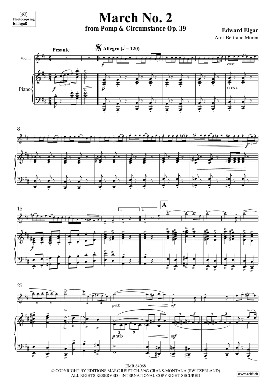 March No. 2 March No. 2 Violin Solo scores gallery preview page 4