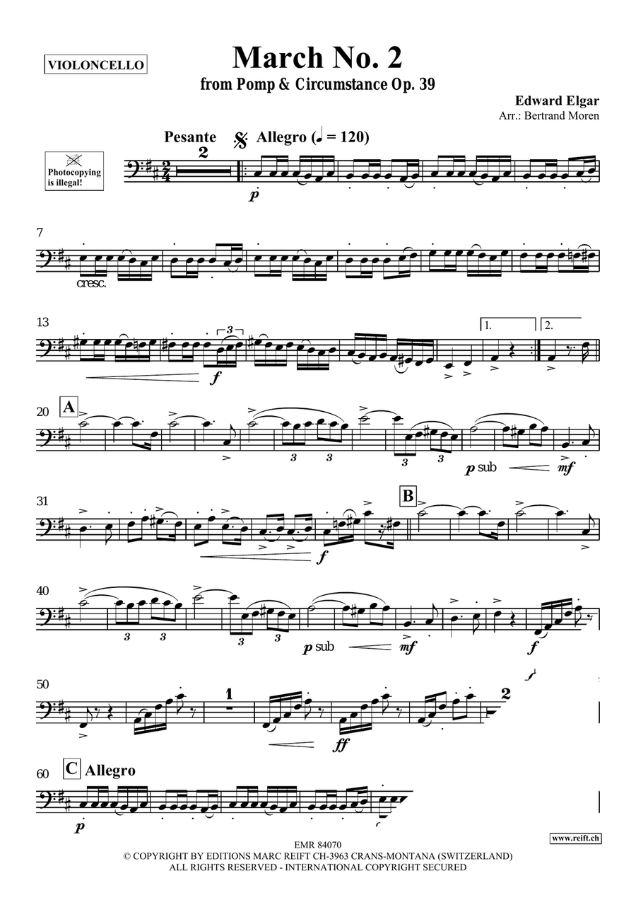 March No. 2 March No. 2 Piano Accompaniment scores gallery preview page 3