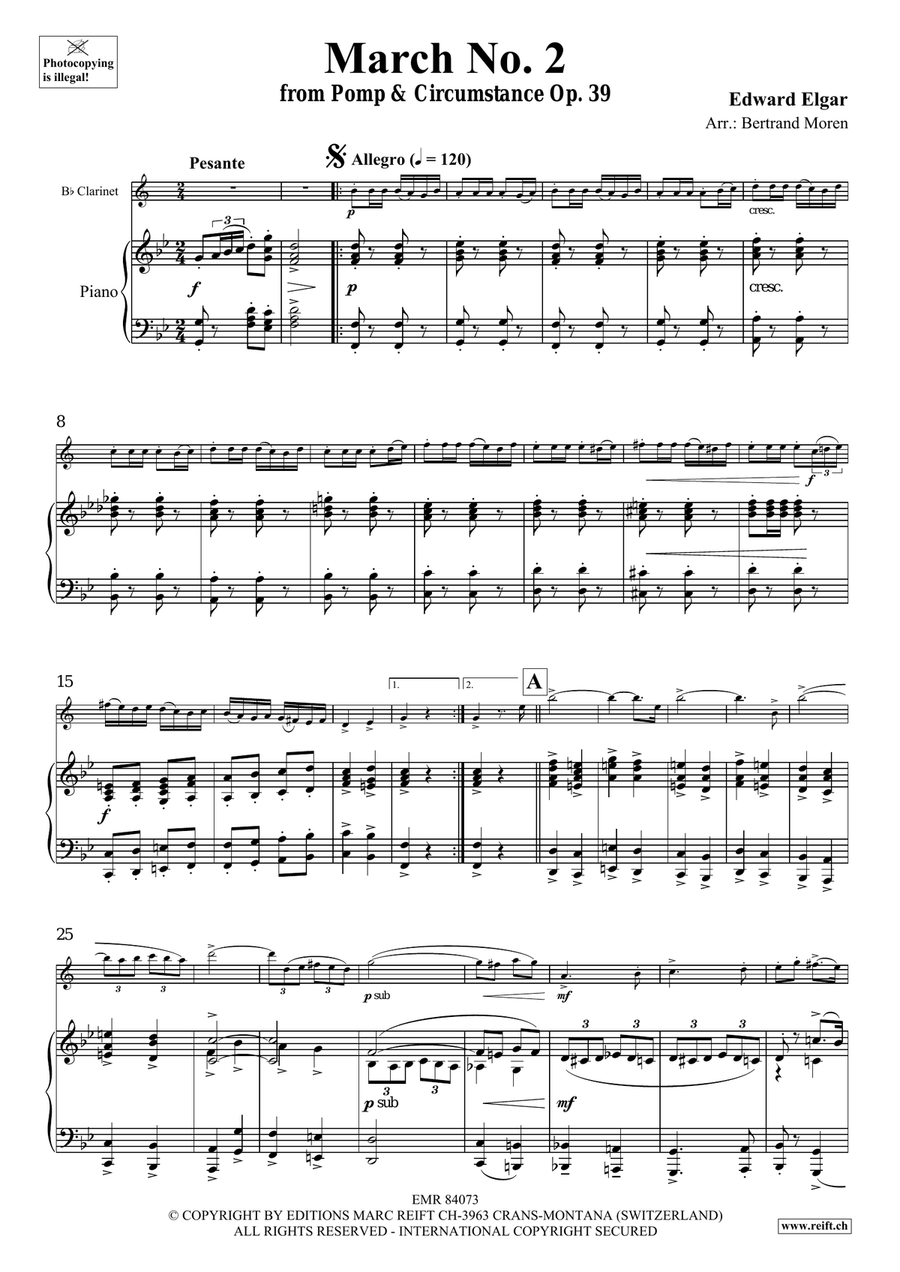 March No. 2 March No. 2 Clarinet Solo scores gallery preview page 4