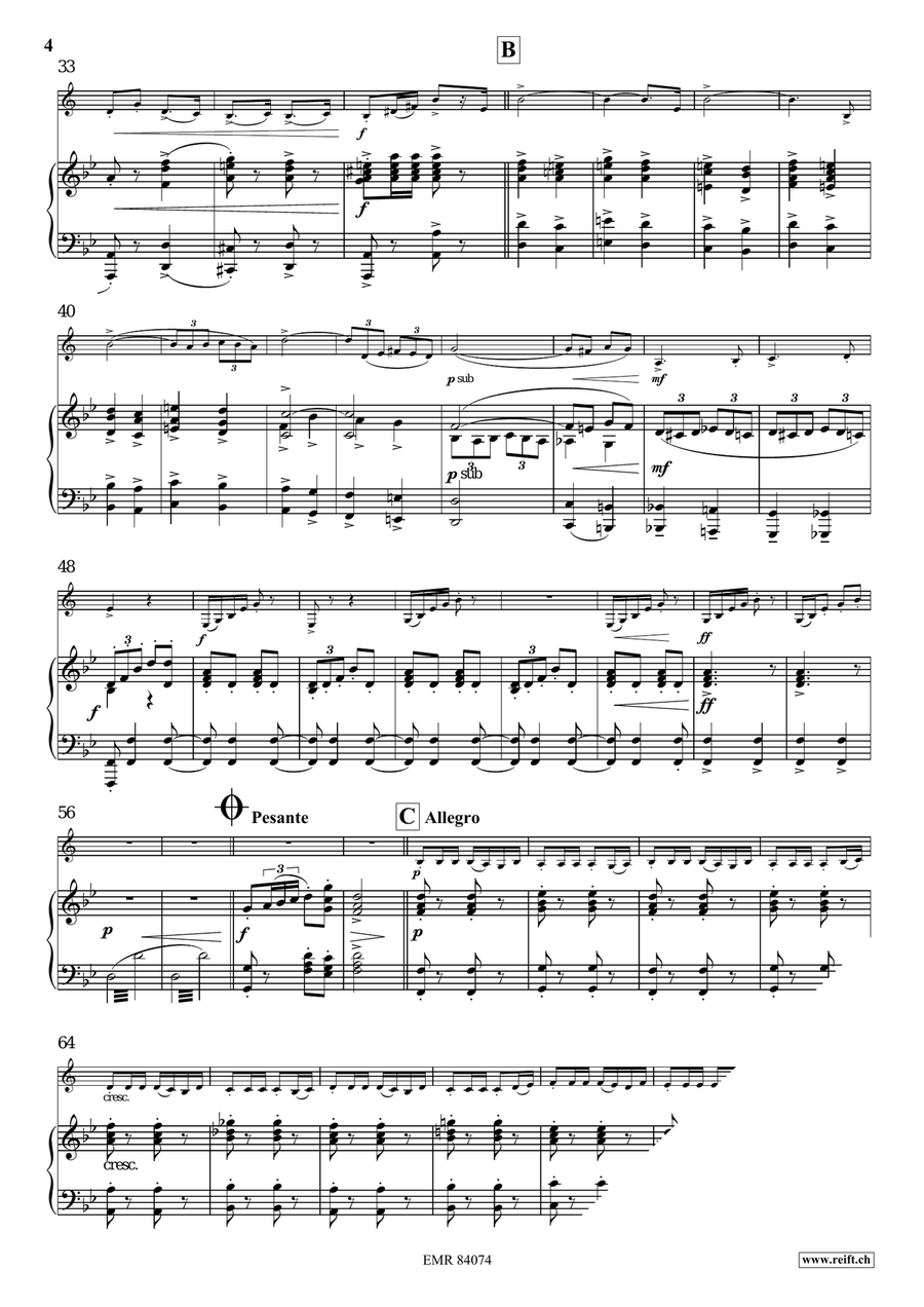 March No. 2 March No. 2 Bass Clarinet scores gallery preview page 5
