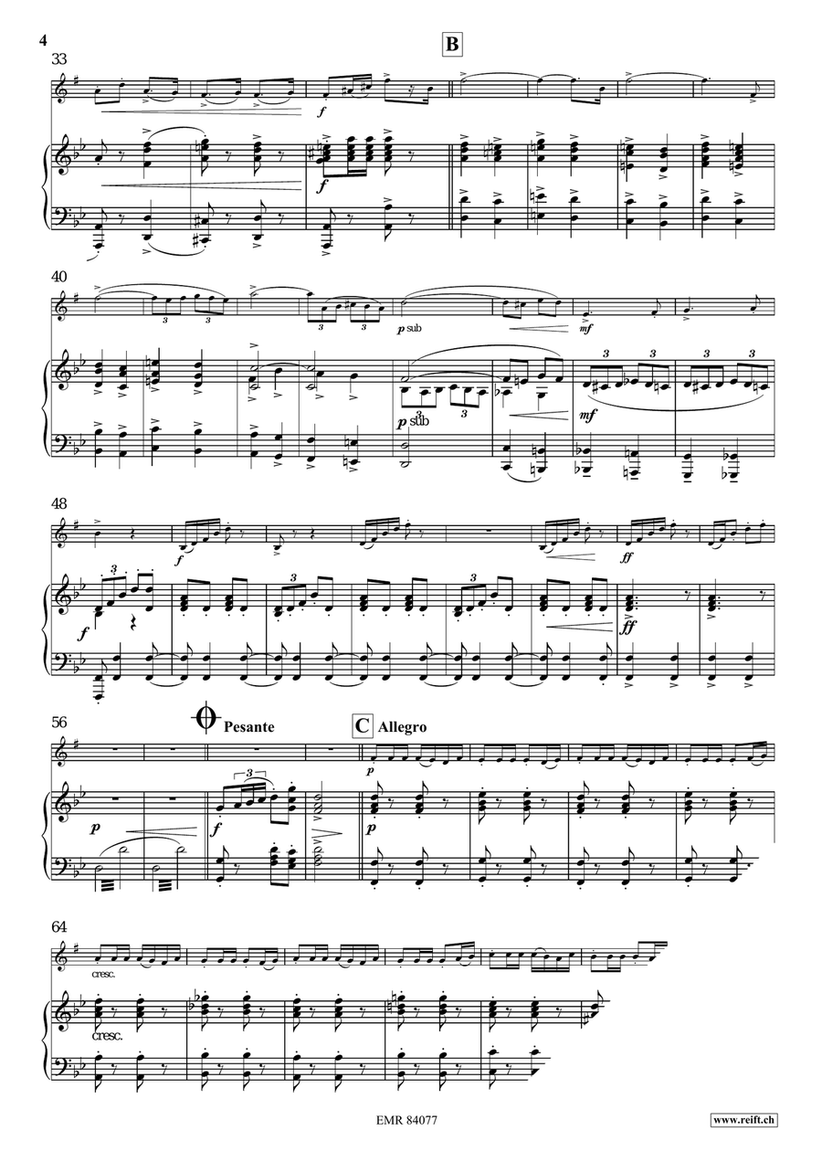 March No. 2 March No. 2 Baritone Saxophone scores gallery preview page 5