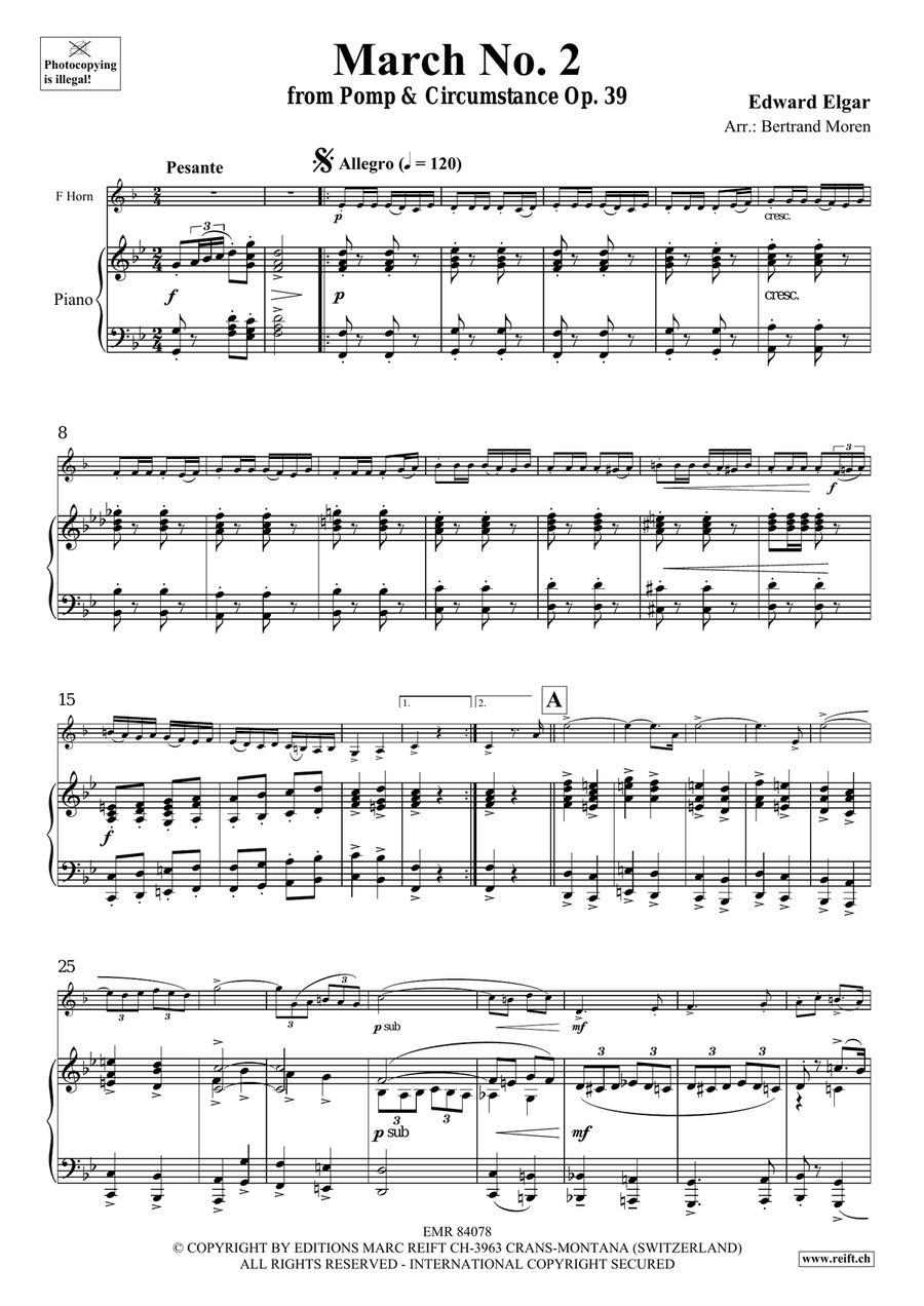 March No. 2 March No. 2 Horn scores gallery preview page 4