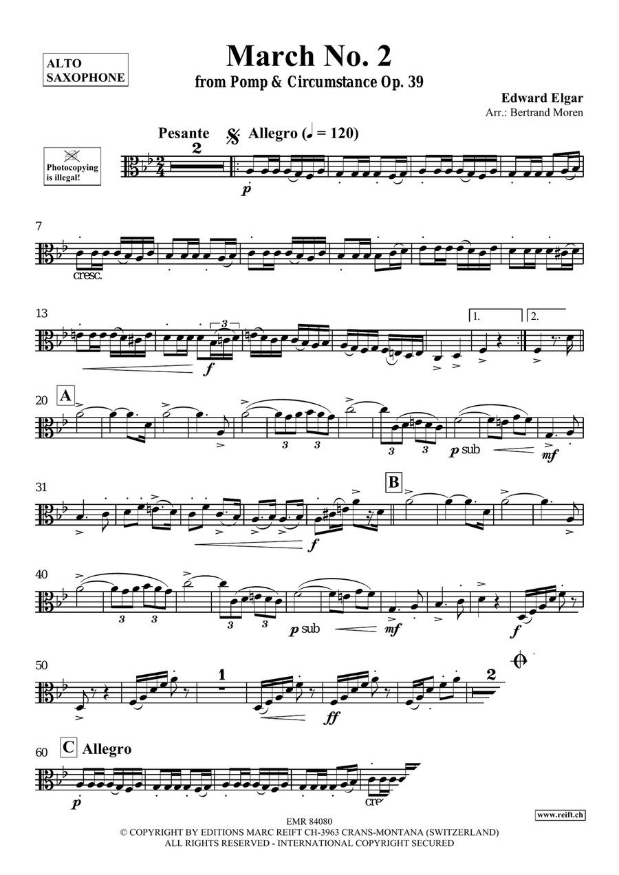 March No. 2 March No. 2 Piano Accompaniment scores gallery preview page 3
