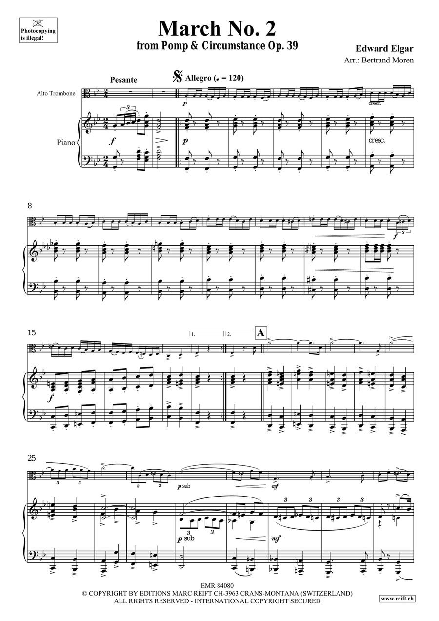 March No. 2 March No. 2 Piano Accompaniment scores gallery preview page 4