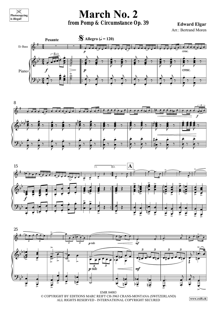 March No. 2 March No. 2 Voice Solo scores gallery preview page 4