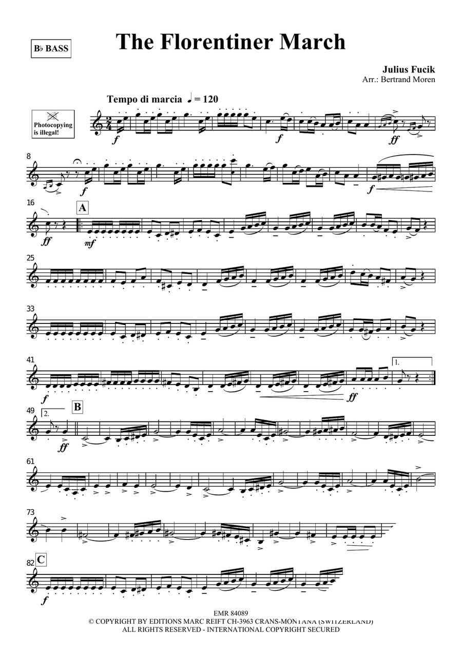 The Florentiner March The Florentiner March Voice Solo scores gallery preview page 3