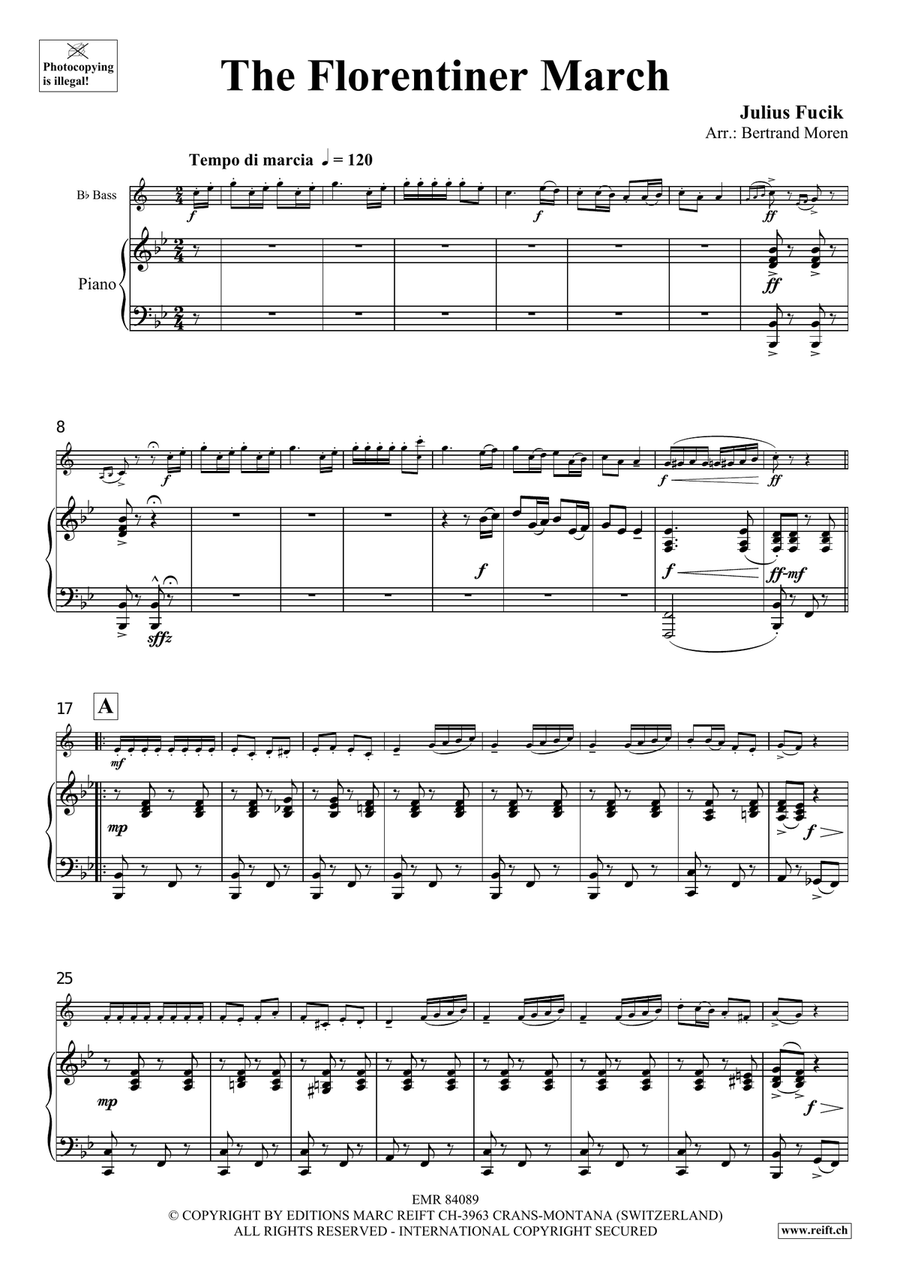 The Florentiner March The Florentiner March Voice Solo scores gallery preview page 4