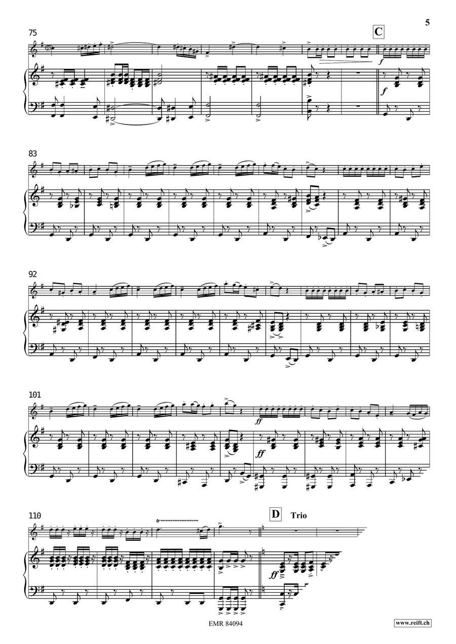 The Florentiner March The Florentiner March Violin Solo scores gallery preview page 6