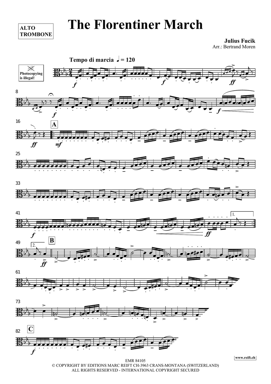 The Florentiner March The Florentiner March Piano Accompaniment scores gallery preview page 3