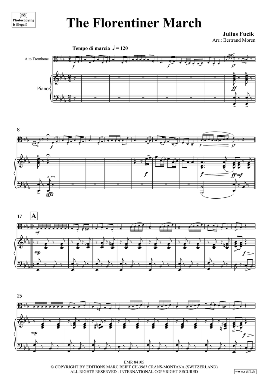 The Florentiner March The Florentiner March Piano Accompaniment scores gallery preview page 4