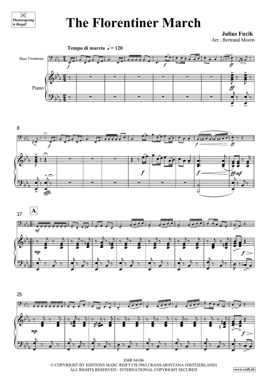 The Florentiner March The Florentiner March Bass Trombone scores gallery preview page 4