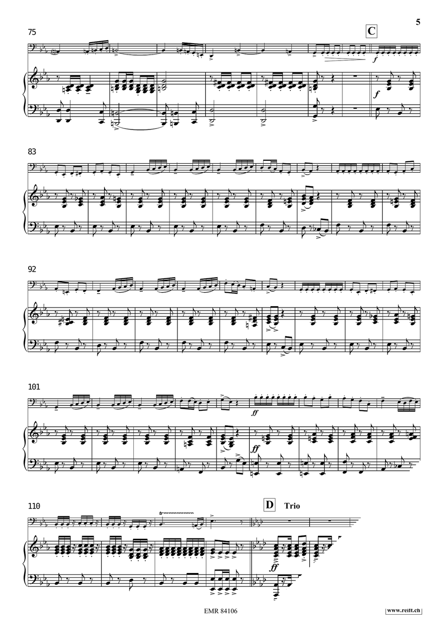 The Florentiner March The Florentiner March Bass Trombone scores gallery preview page 6