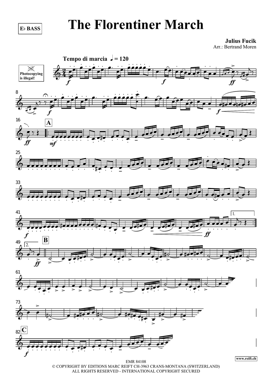 The Florentiner March The Florentiner March Voice Solo scores gallery preview page 3