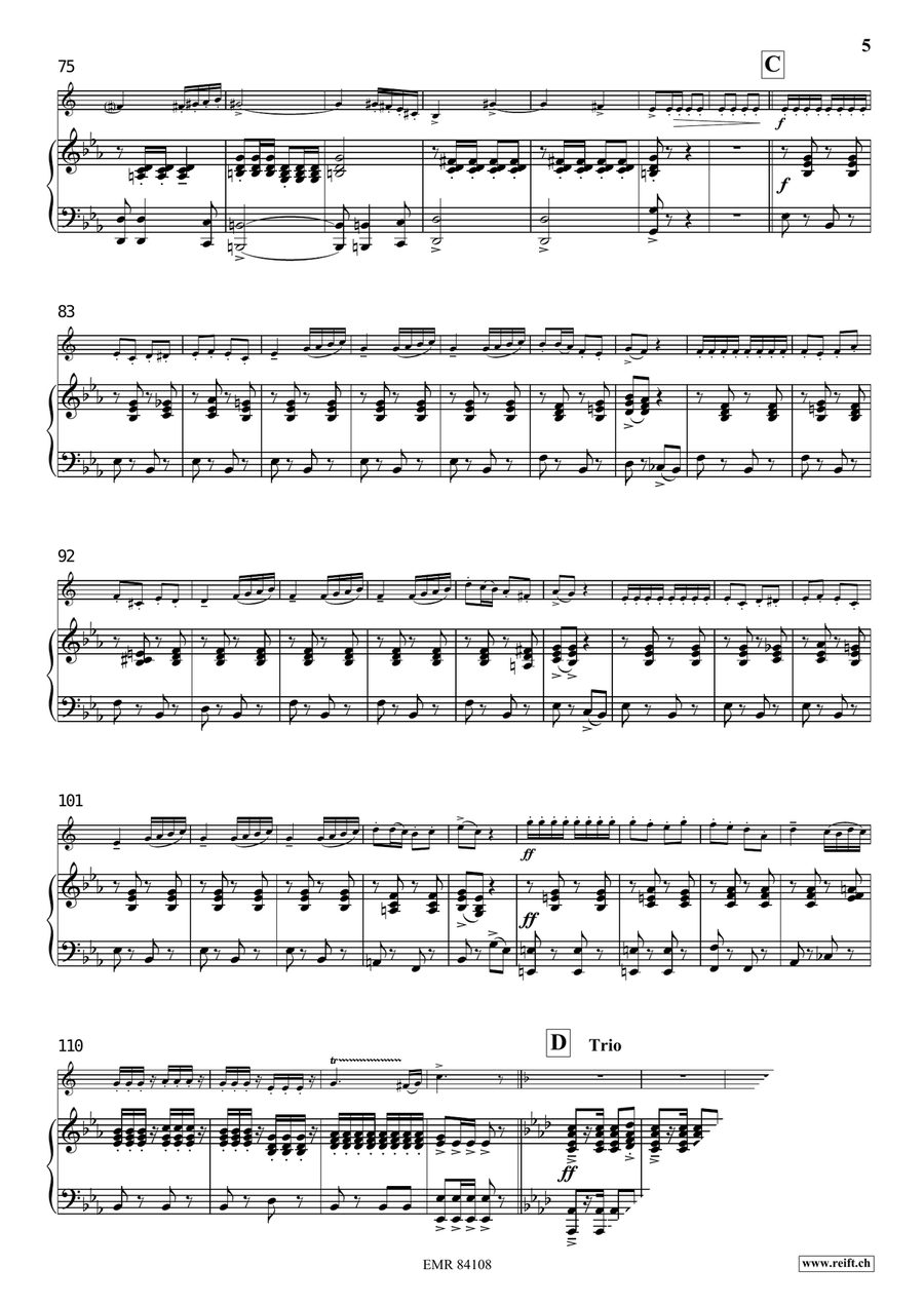 The Florentiner March The Florentiner March Voice Solo scores gallery preview page 6