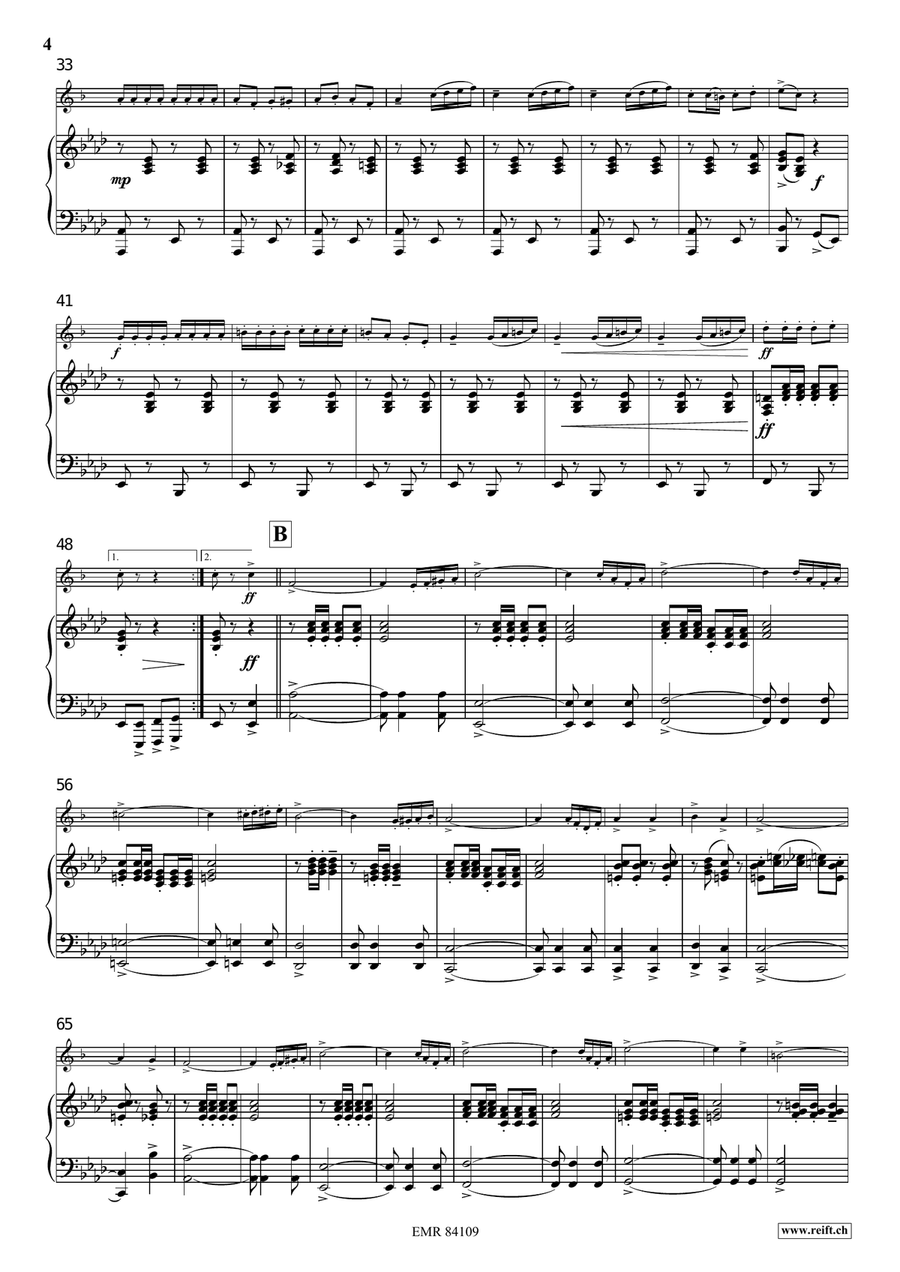 The Florentiner March The Florentiner March Alto Saxophone scores gallery preview page 5