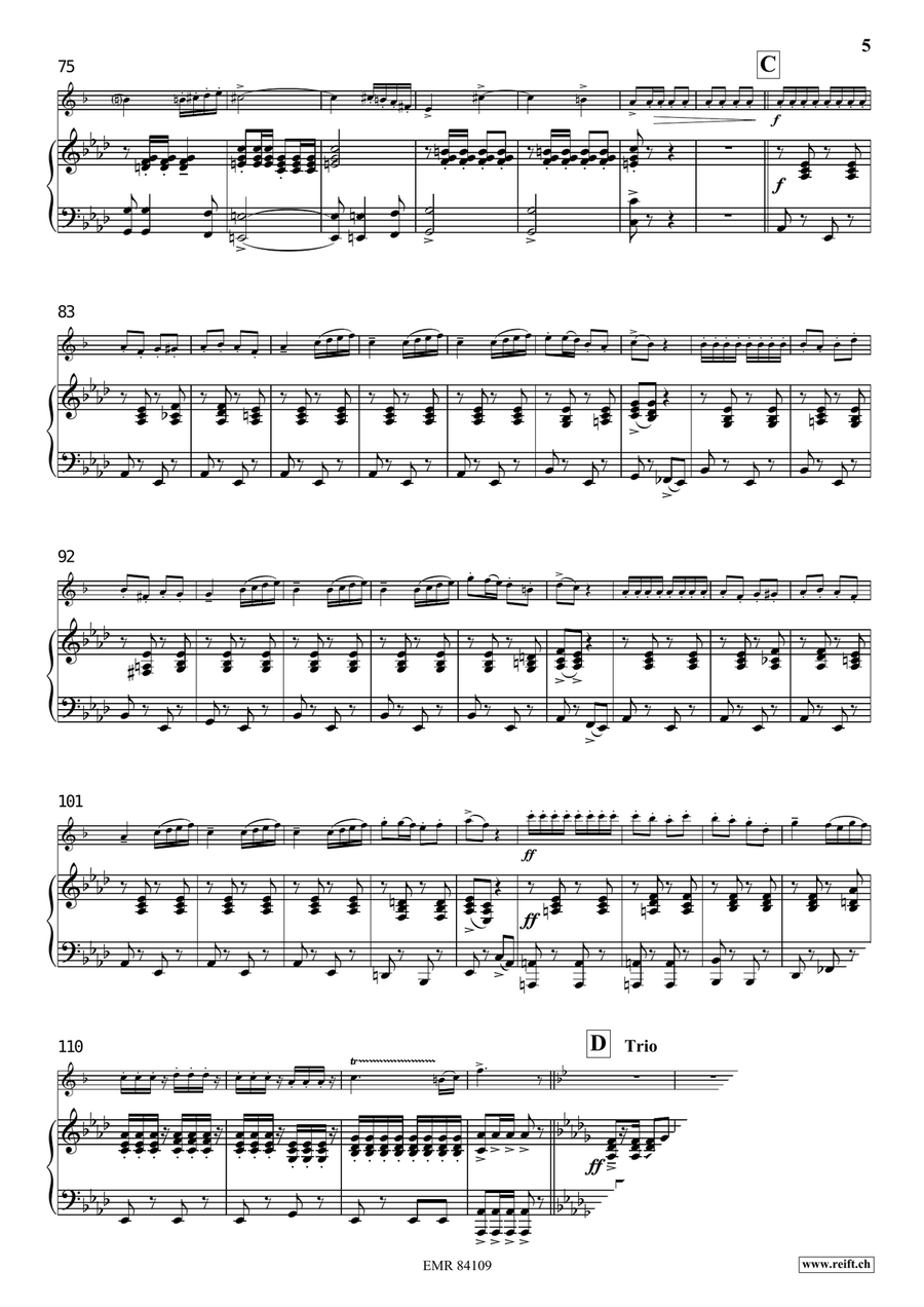 The Florentiner March The Florentiner March Alto Saxophone scores gallery preview page 6