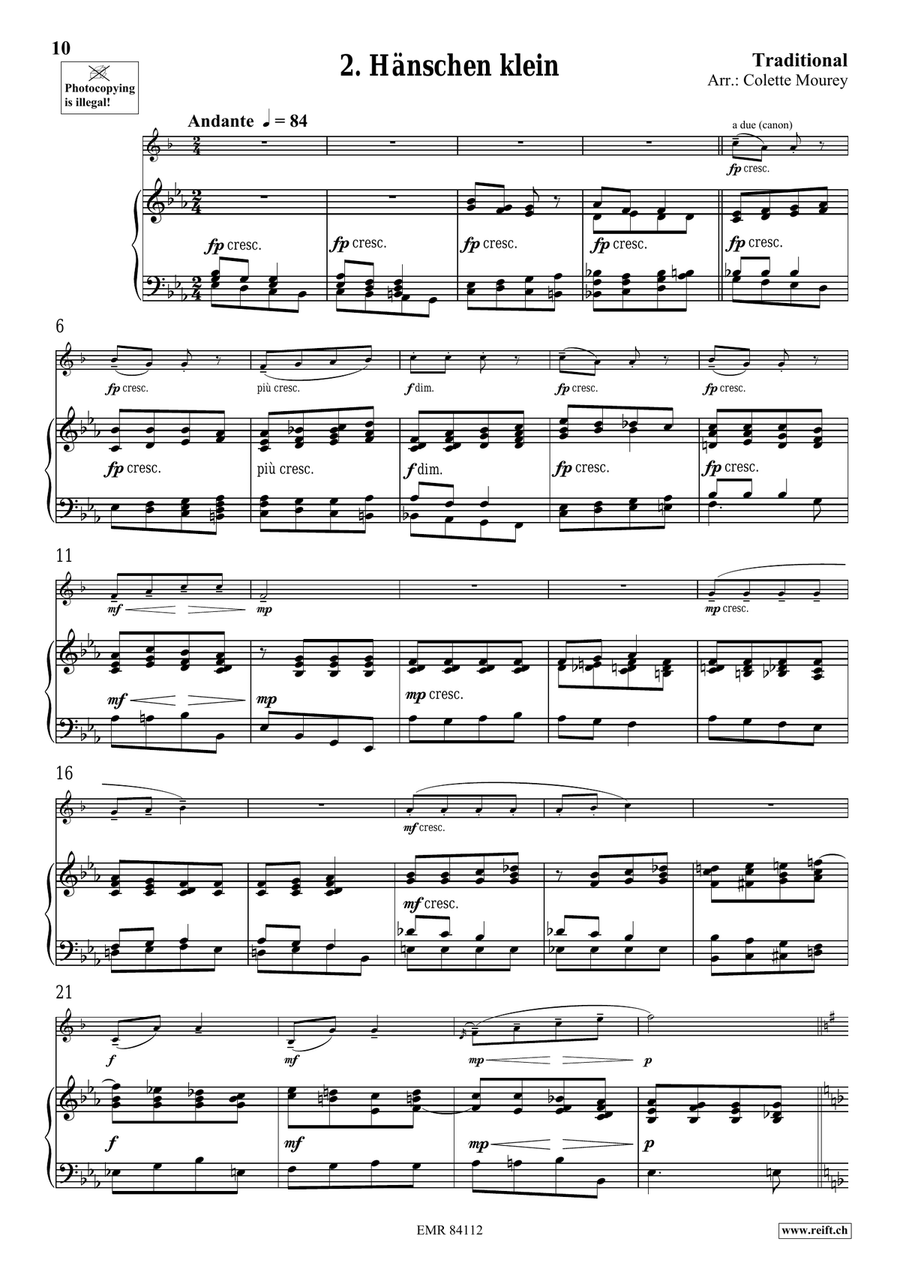 Folk Songs From Deutschland Euphonium scores gallery preview page 6