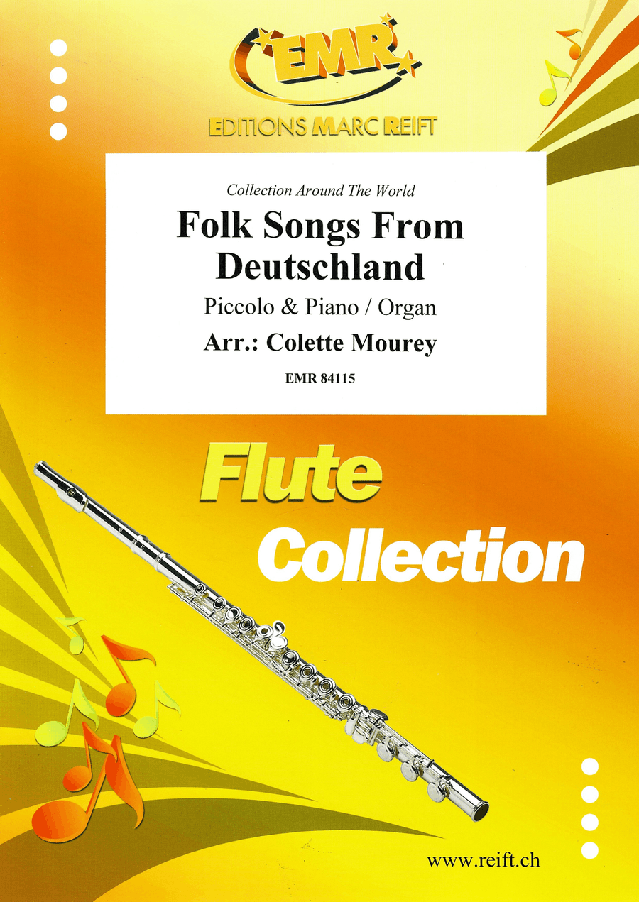 Folk Songs From Deutschland Piccolo scores gallery preview page 1
