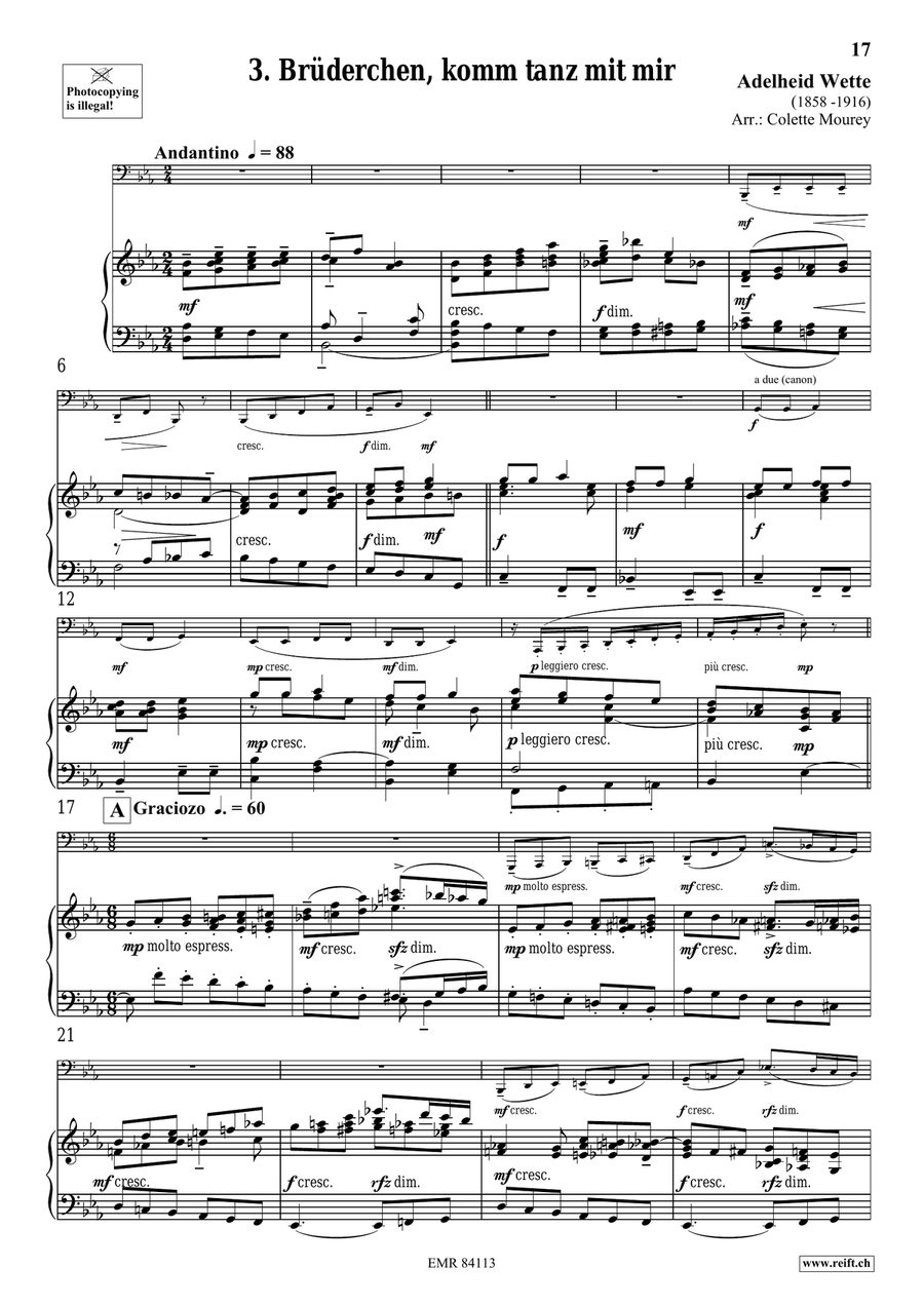 Folk Songs From Deutschland Tuba scores gallery preview page 8