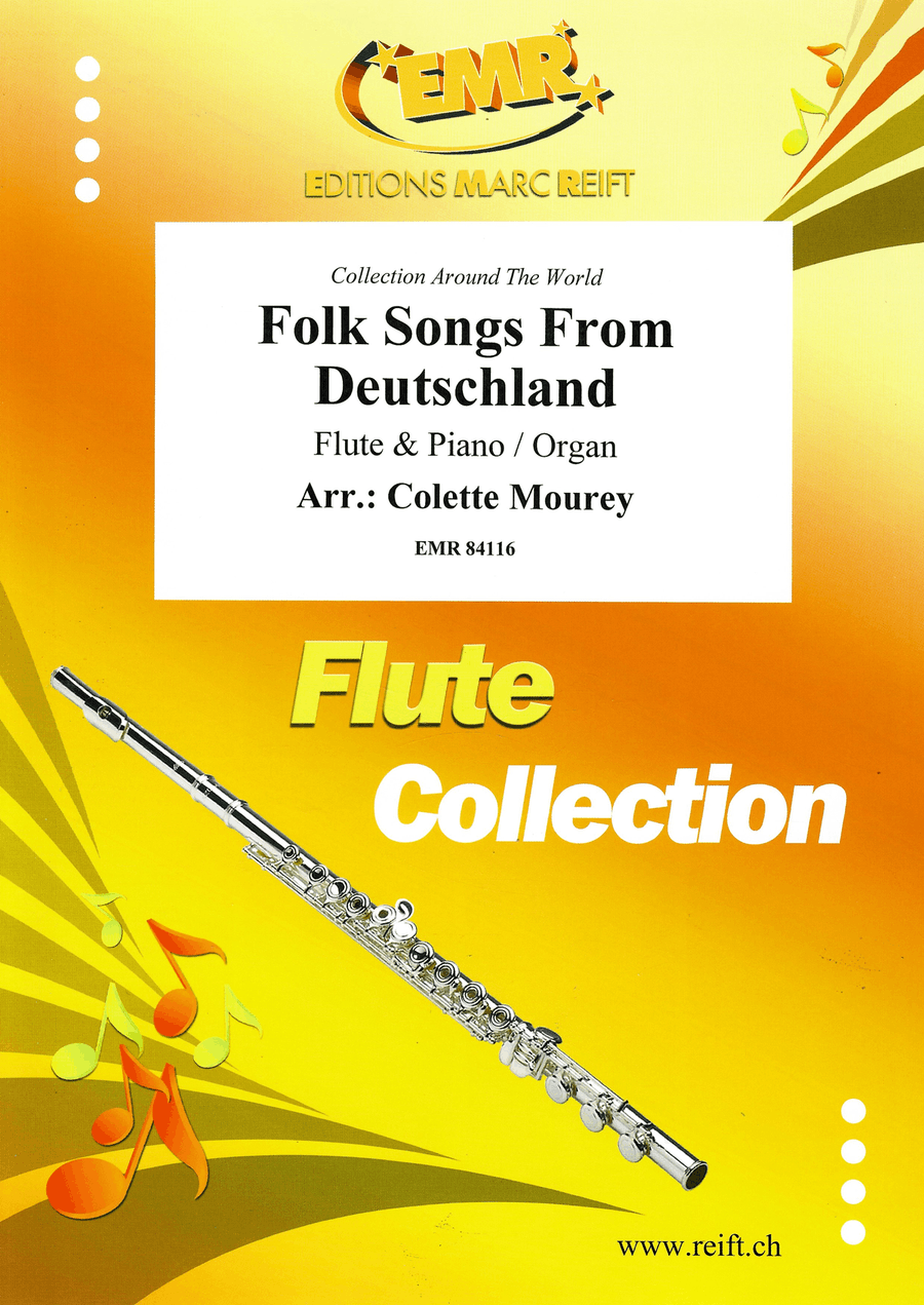 Folk Songs From Deutschland Flute Solo scores gallery preview page 1