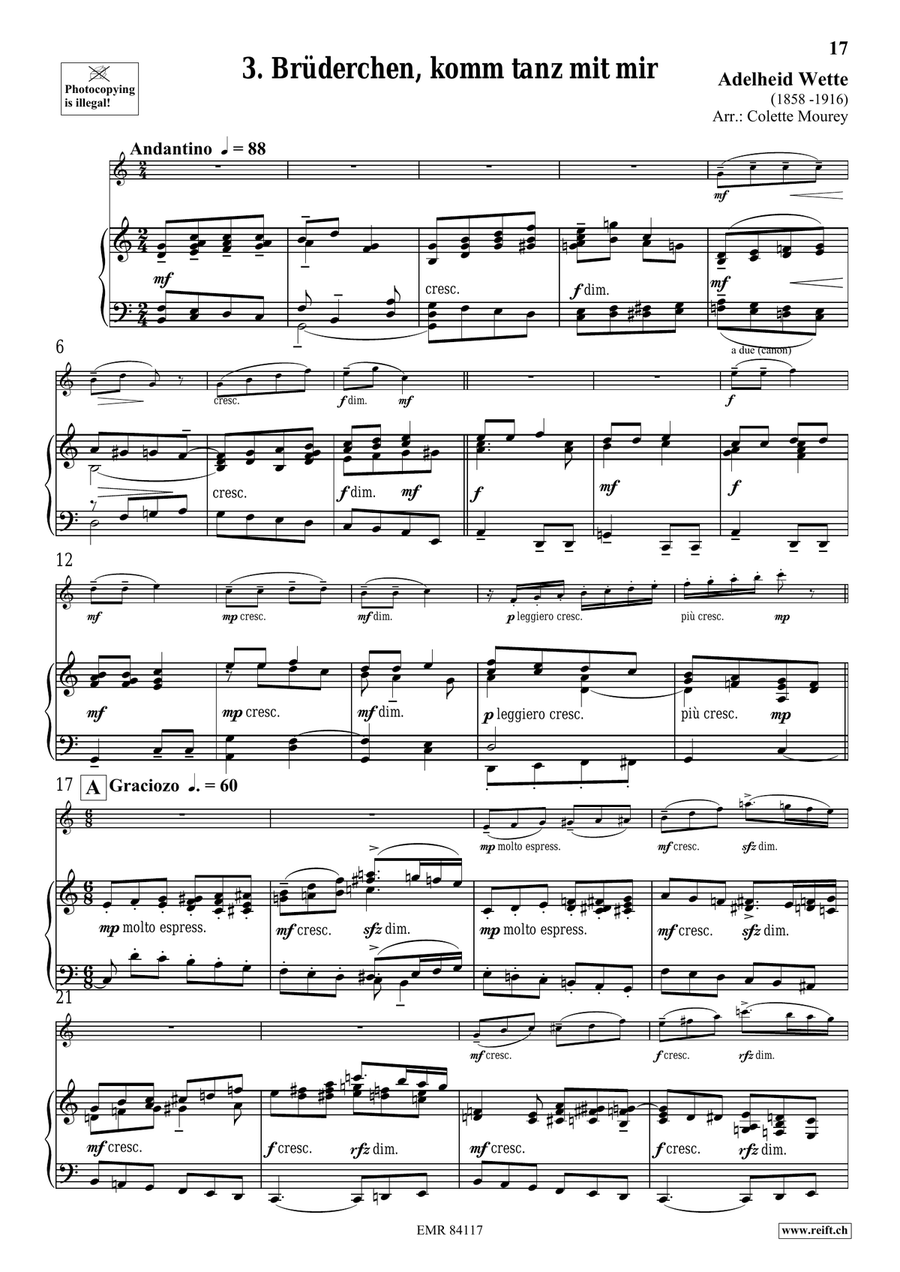 Folk Songs From Deutschland Violin Solo scores gallery preview page 8