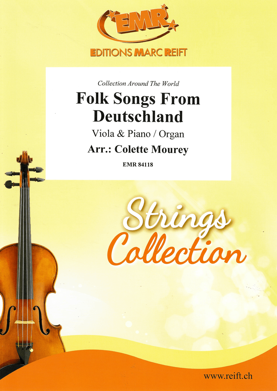 Folk Songs From Deutschland Viola scores gallery preview page 1