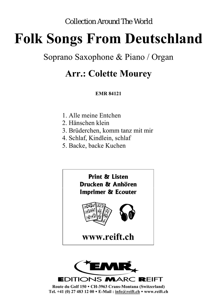 Folk Songs From Deutschland Soprano Saxophone scores gallery preview page 2