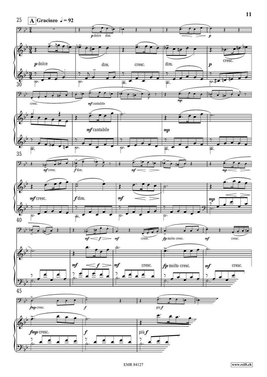 Folk Songs From Deutschland Trombone scores gallery preview page 7