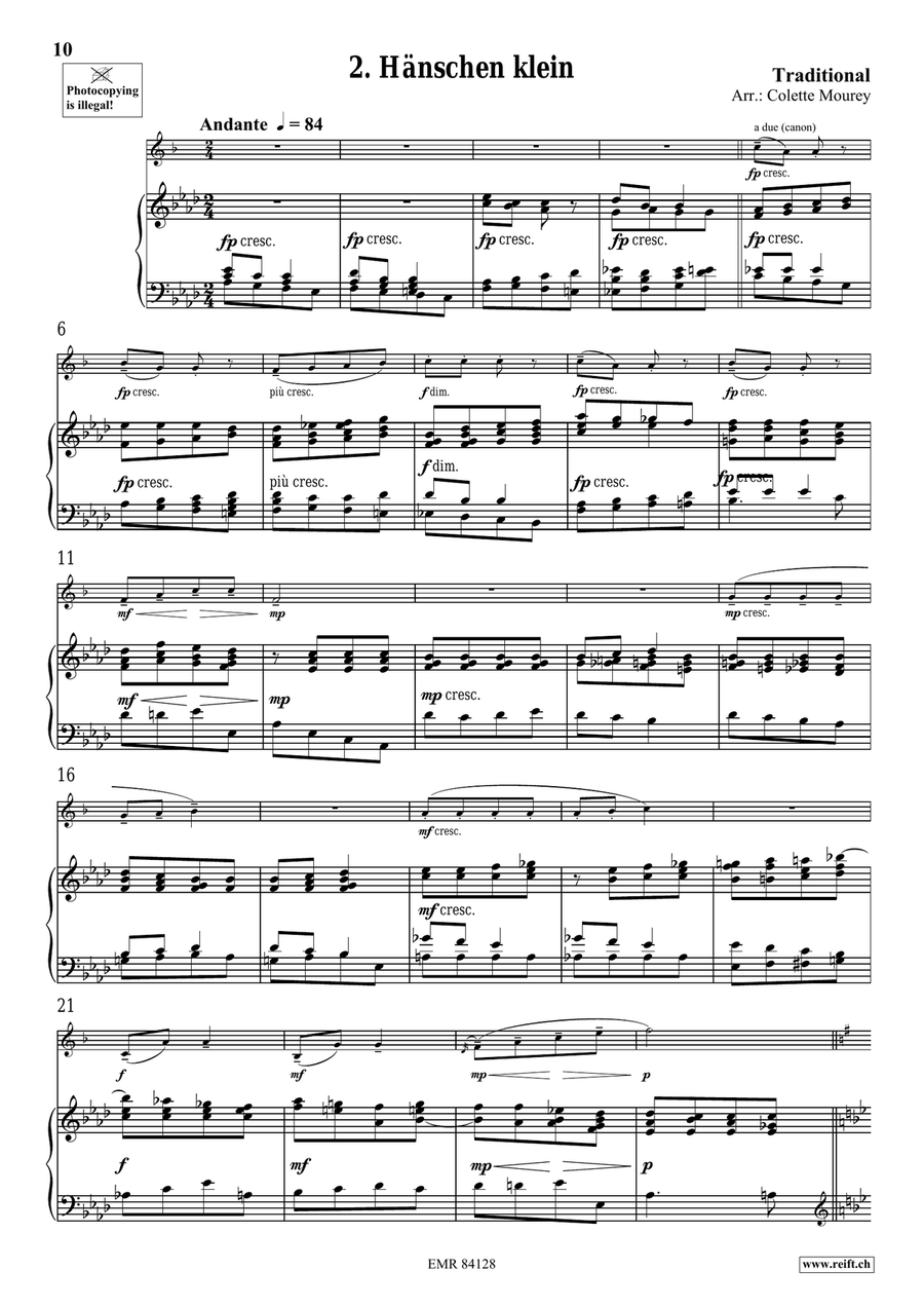 Folk Songs From Deutschland Cornet scores gallery preview page 6