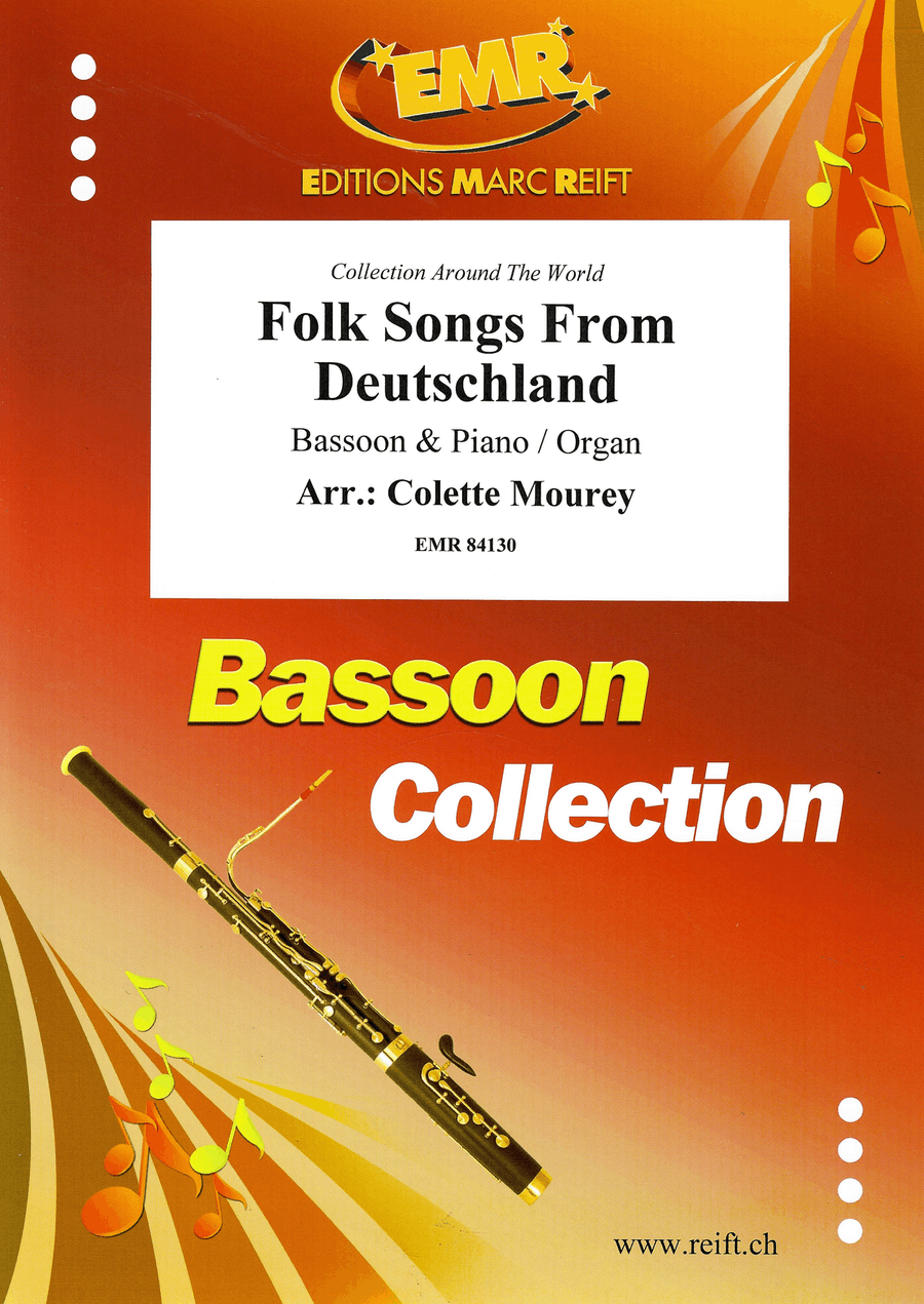 Folk Songs From Deutschland Bassoon Solo scores gallery preview page 1