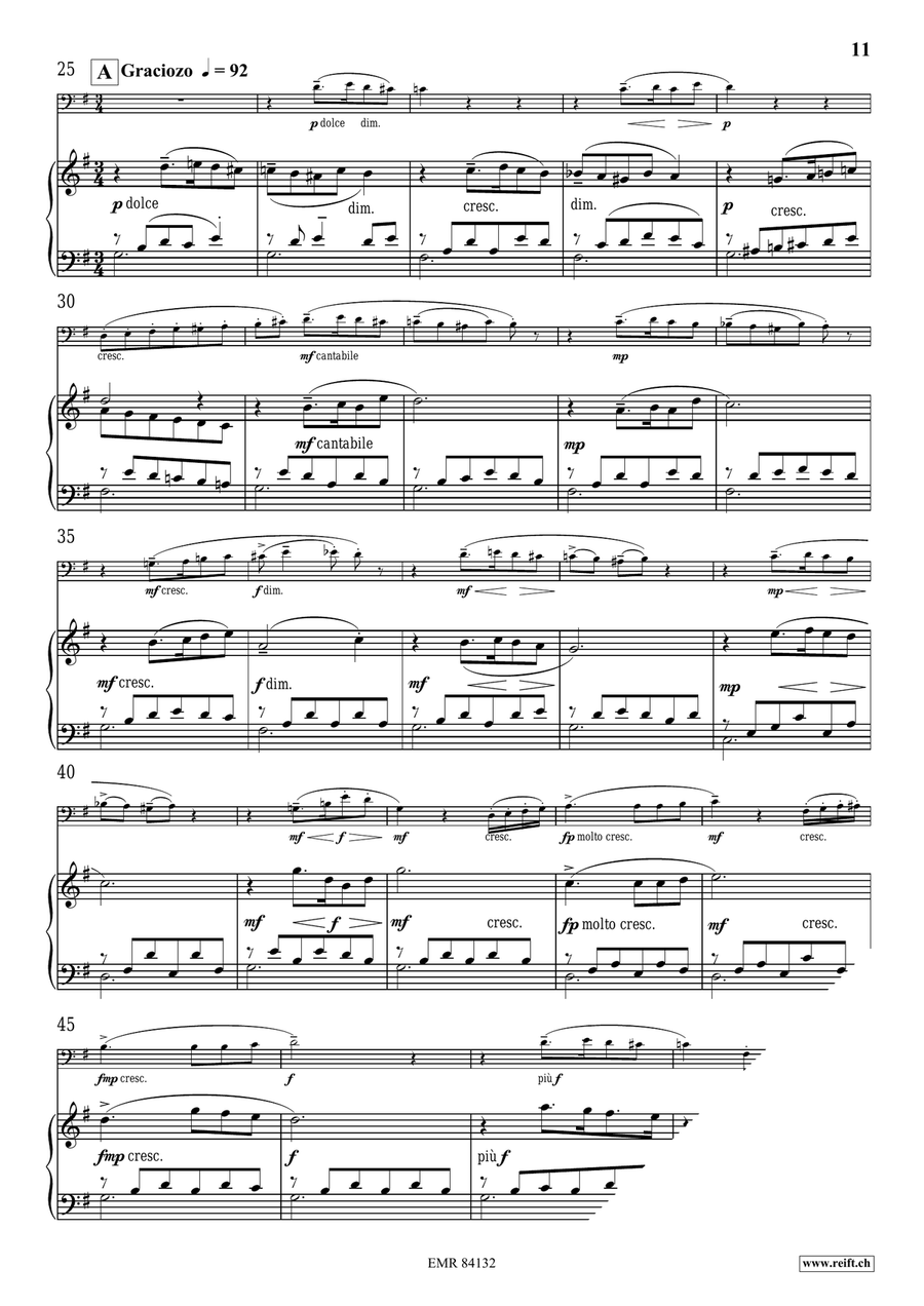 Folk Songs From Deutschland Double Bass scores gallery preview page 7