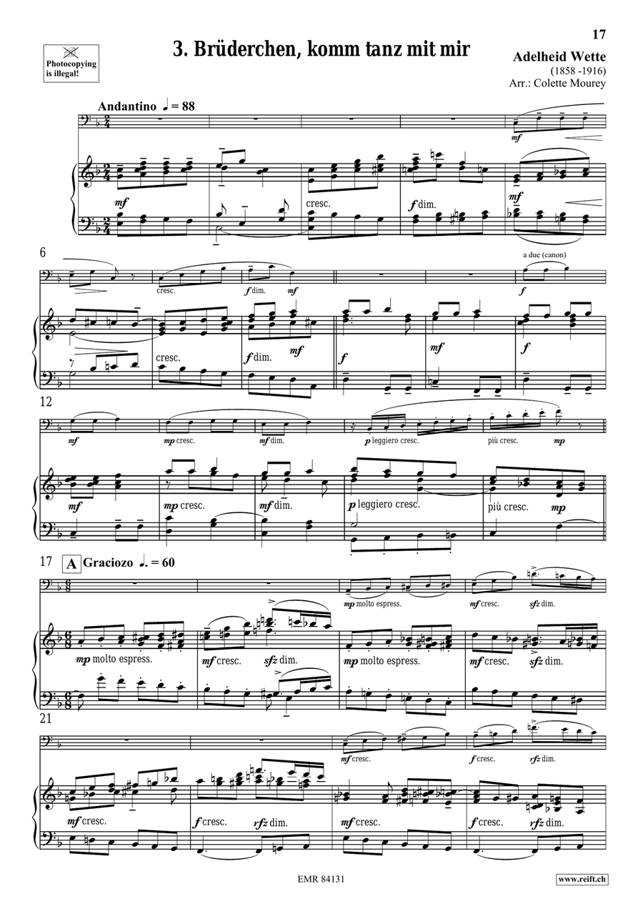 Folk Songs From Deutschland Organ scores gallery preview page 8