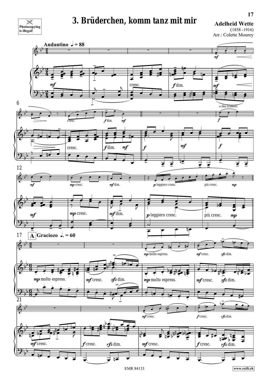 Folk Songs From Deutschland Organ scores gallery preview page 8