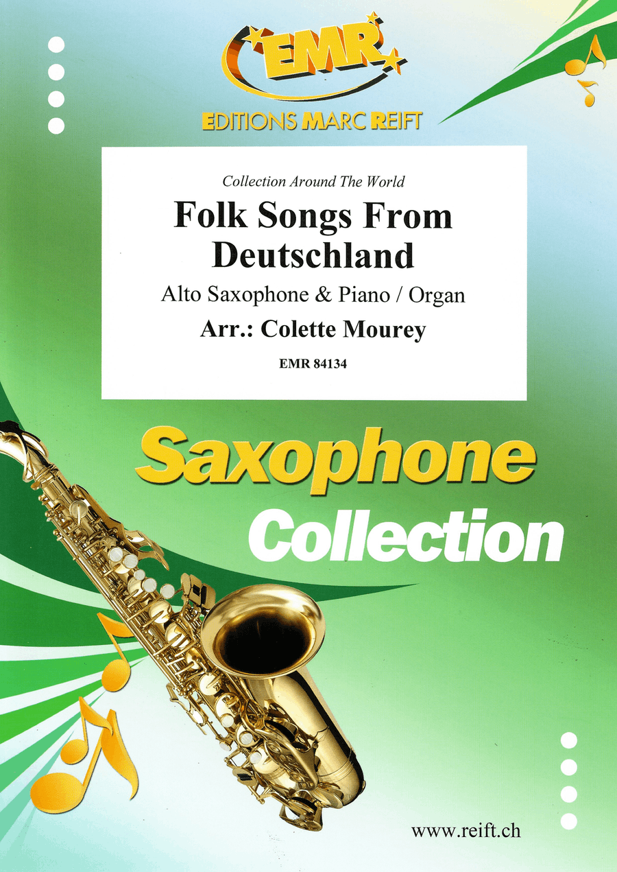 Folk Songs From Deutschland Alto Saxophone scores gallery preview page 1