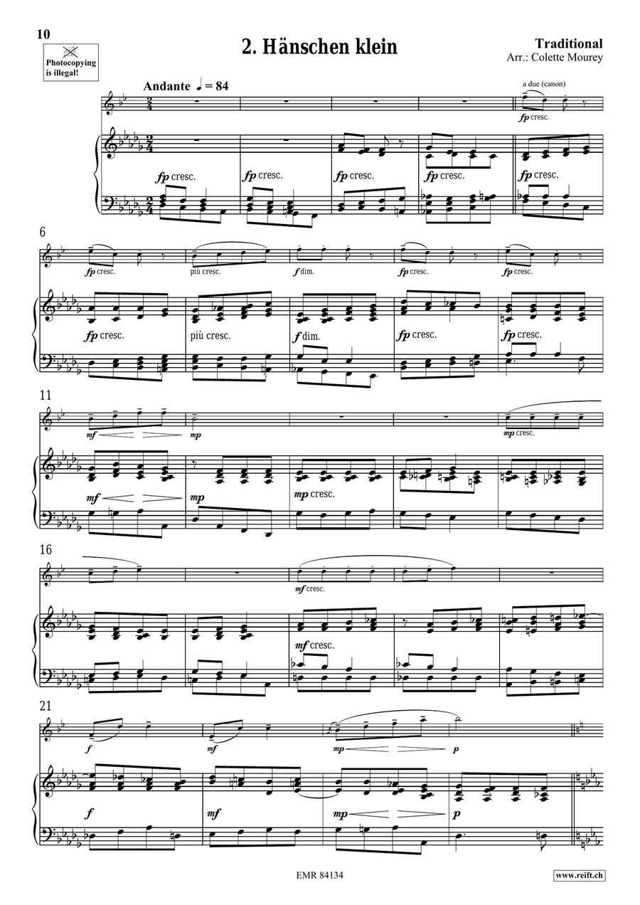 Folk Songs From Deutschland Alto Saxophone scores gallery preview page 6