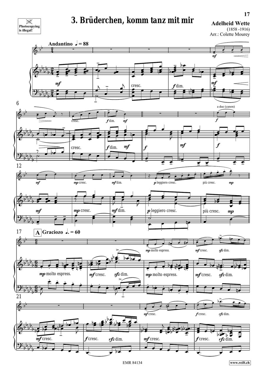 Folk Songs From Deutschland Alto Saxophone scores gallery preview page 8