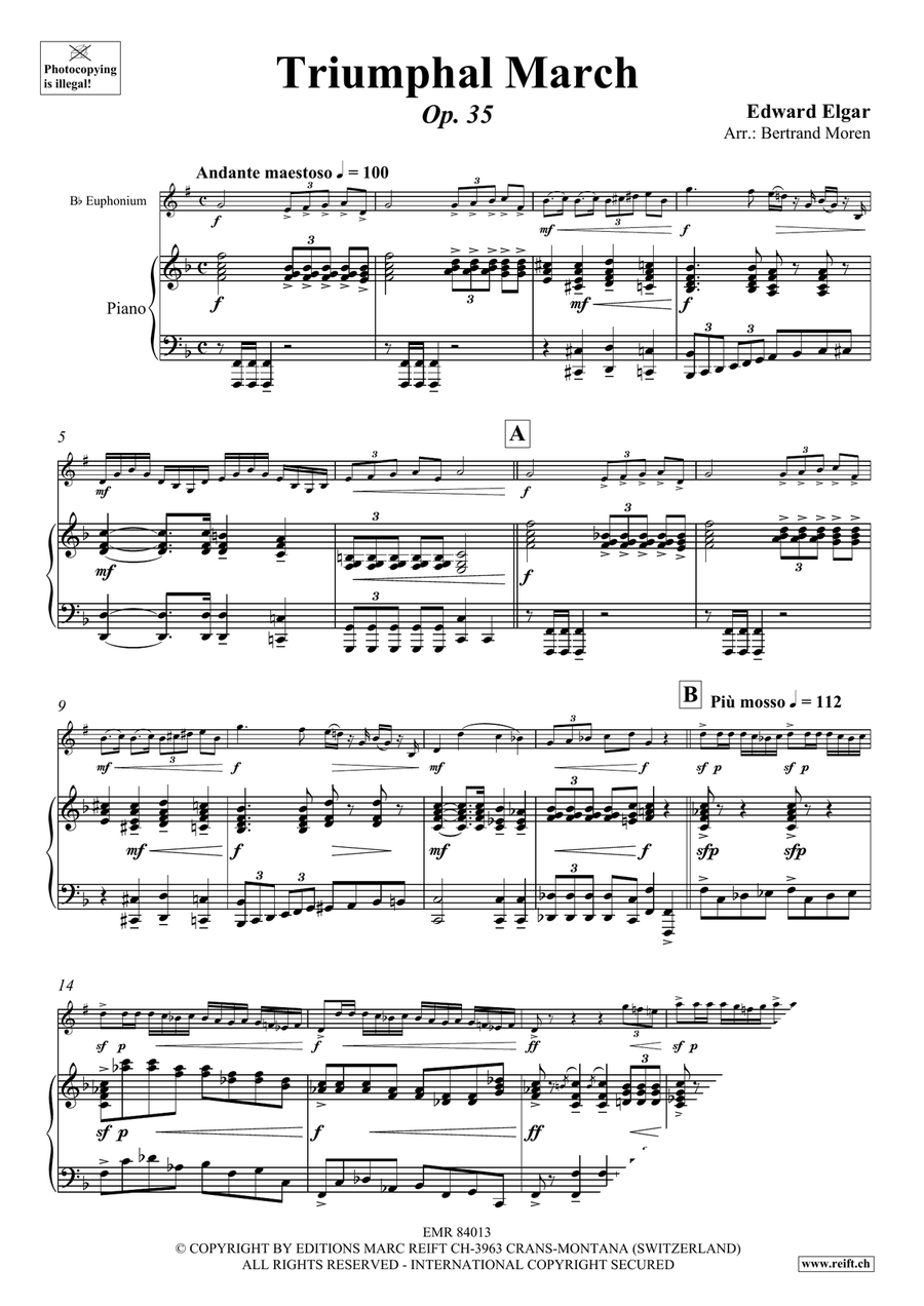 Triumphal March Triumphal March Euphonium scores gallery preview page 4