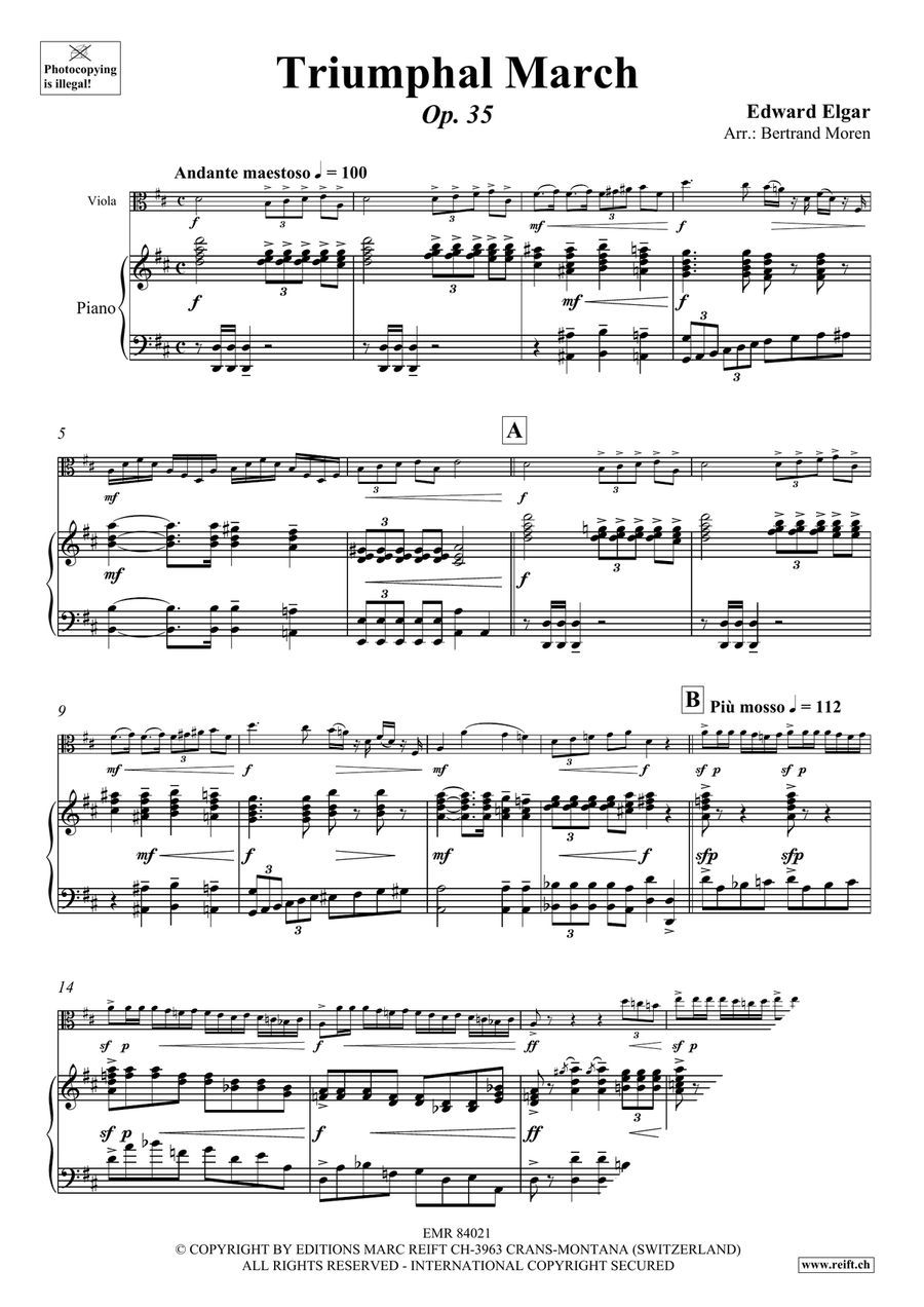 Triumphal March Triumphal March Piano Accompaniment scores gallery preview page 4