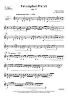 Triumphal March Bass Clarinet scores gallery preview page 3